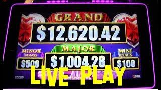 Lock It Link live play 10 cent denom $5.00 bet Slot Machine