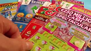 Wow!..More Scratchcard....we get a 5x up...Lucky Lines...Cash word...Bingo..Rubik's