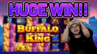 HUGE WIN!!!! BUFFALO KING BIG WIN -  Casino slot from Casinodaddy LIVE STREAM