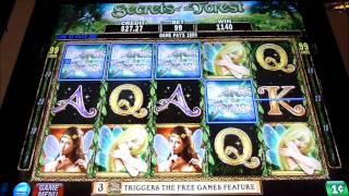 LOTR, Secrets of the Forest, and 100 Wolves Slot Machine Line Hit (queenslots)