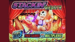 ++NEW Stackin' Wealth Slot Machine, Live Play & Bonus