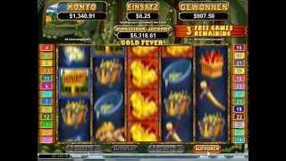 Paydirt Slot - Gold Fever Feature - Big Win