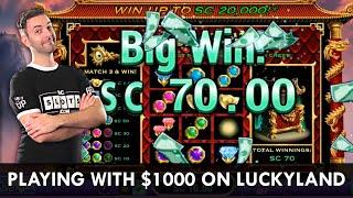 ★ Slots ★ LIVE SLOTS - Luckyland Social Casino with $1,000 - Brian Christopher Slots #AD