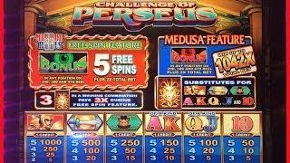 Konami's Challenge Of Perseus Slot Machine - Big Bonus Win & Past Big Win Screenshots