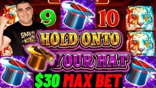 High Limit Hold Onto Your Hat Slot Machine $30 Max Bet Bonus - Amazing Session | SE-4 | EP-22