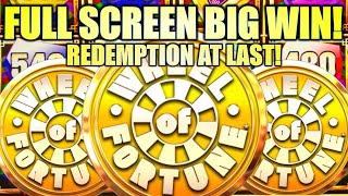 ⋆ Slots ⋆FULL SCREEN BIG WIN!⋆ Slots ⋆ IT FINALLY HAPPENED! MYSTERY LINK (WHEEL OF FORTUNE) Slot Machine (IGT)