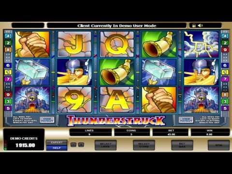 Free Thunderstruck slot machine by Microgaming gameplay ★ SlotsUp