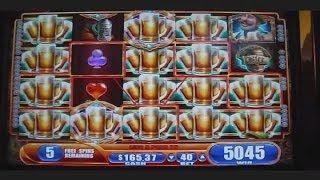 Bier House OVER 100X WIN with RETRIGGER Slot Machine Bonus
