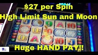 Huge WAGER HANDPAY!!! Sun and Moon Part 2