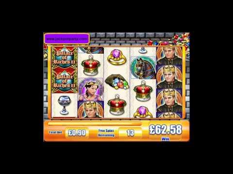 £348.79 MEGA BIG WIN (387 X STAKE) ON PALACE OF RICHES 2™ SLOT GAME AT JACKPOT PARTY®
