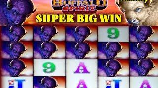 DOUBLE BUFFALO SPIRIT SLOT *SUPER BIG WIN!!* - Slot Machine Bonus