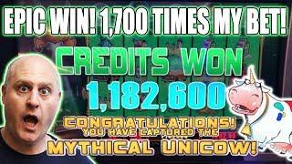 • EPIC BONUS! • 1,700 x WIN! •700 + Free Games •️Mythical Unicow Captured | The Big Jackpot