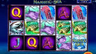 MAJESTIC SEA Video Slot Casino Game with a FREE SPIN BONUS