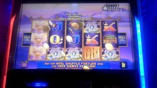 Slot bonus win on Dragon Emperor at Borgata Casino in AC