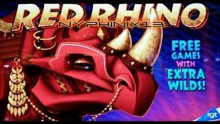 IGT | Red Rhino Slot Bonus NICE WIN