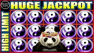 INCREDIBLE FREE GAMES PAYS HUGE JACKPOT HANDPAY! HIGH LIMIT CHINA SHORES SLOT MACHINE