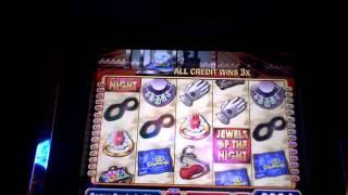 Jewels of the Night slot machine bonus win