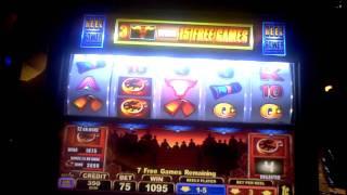 Big Ride slot machine bonus win at Parx Casino