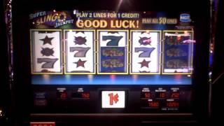 Slot machine line hit on Super Slingo at Parx Casino
