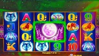 Cache Creek Casino Area & Aristocrat Wolf Moon Slot Machine Bonus