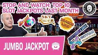 • STOP & WATCH: • Top 10 JACKPOTS Last Month - The Big Jackpot SLOTS!