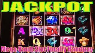 •FINALLY JACKPOT! HANDPAY ! •Mega Vault Slot machine (igt)•Live Play & Jackpot Bonus /$4.00 Max Bet