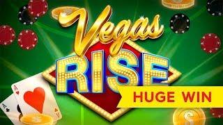 Vegas Rise Slot - HUGE WIN, ALL FEATURES!