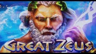 WMS Gaming: 5x4 Reels - Great Zeus Slot Bonus WIN