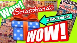 •Wow!..•.What have got here!!.You won't Believe it!!.•and Scratchcards.Bee Lucky.Merry Millions