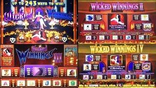 Wicked Winnings I, II, III, IV slot machines, DBG