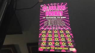 Scratching the $3,000,000 Frenzy.  Big prize? Or big bust ?
