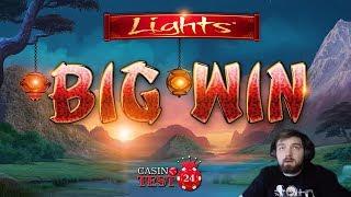BIG WIN ON LIGHTS SLOT (NETENT) - 1,08€ BET!