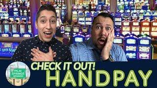 Our FIRST Jackpot HANDPAY on film!! EPIC Night HUGE WINS in Palm Springs!