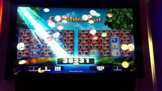 Cheshire Cat Slot Machine Bonus,BIG WIN.