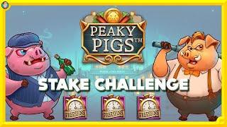 ⋆ Slots ⋆ Playing PEAKY PIGS for a Bonus on EVERY STAKE ⋆ Slots ⋆