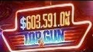 TOP GUN SLOT MACHINE Bonus-LIVE PLAY-WMS