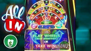 • All In slot machine, with Wheel Bonus