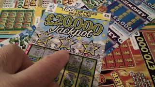 Scratchcard Wednesday..Here we go again..Snow me the Money.Pot.pot.pot..Red Hot7's