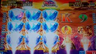 Herds of Wins Slot Machine Bonus - 14 Free Games with Stacked Changing Symbols - NICE WIN (#1)