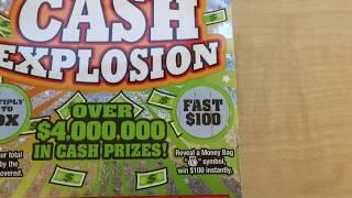 Cash Explosion Instant Lottery Ticket from Portland Oregon