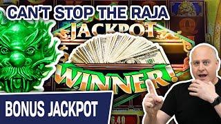 ⋆ Slots ⋆ JACKPOT HANDPAY on Fu Dai Lian Lian Dragon! ⋆ Slots ⋆ CAN’T STOP The Raja