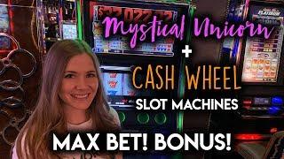 CASH WHEEL! Slot Machine! Max Bet BONUS!
