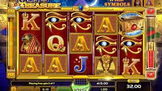 Ramses Treasure slots - 91 win!