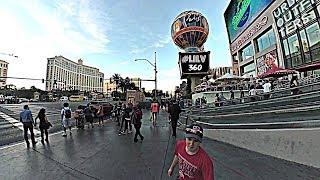 Walking the Strip 360 - Tropicana to Planet Hollywood 4K
