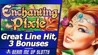 Enchanting Pixie Slot - First Look, Live Play w/Full-Screen and 3 Free Spins Bonuses