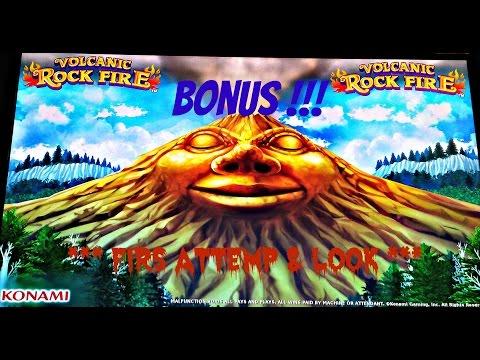 (First Look & Attempt) Konami - Volcanic Rock Fire:  Bonus