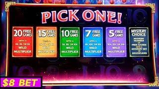 ULTIMATE FIRE LINK Slot Machine Bonuses Won - GREAT SESSION | Free Games & Fire Link Feature