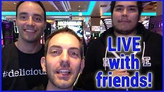 LIVE with Friends! • Quick Hit Riches + Extra Bonus Wilds + Big Green Stacks • Slots at San Manuel