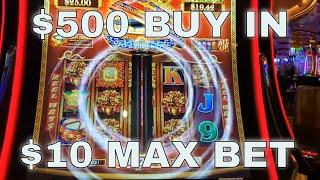 PT. 1 - PECHANGA $10 MAX BETS on DANCING DRUMS EXPLOSION. WHEEL of FORTUNE & ULTIMATE FIRE LINK