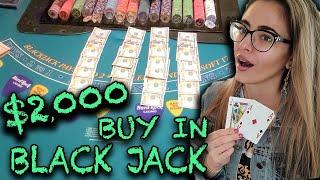 $2,000 Buy In on High Limit Blackjack at Hard Rock Tampa!